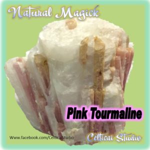 Pink Tourmaline - Celticai Studio